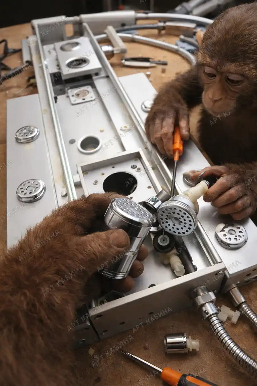 Ремонт форсунок душевой кабины