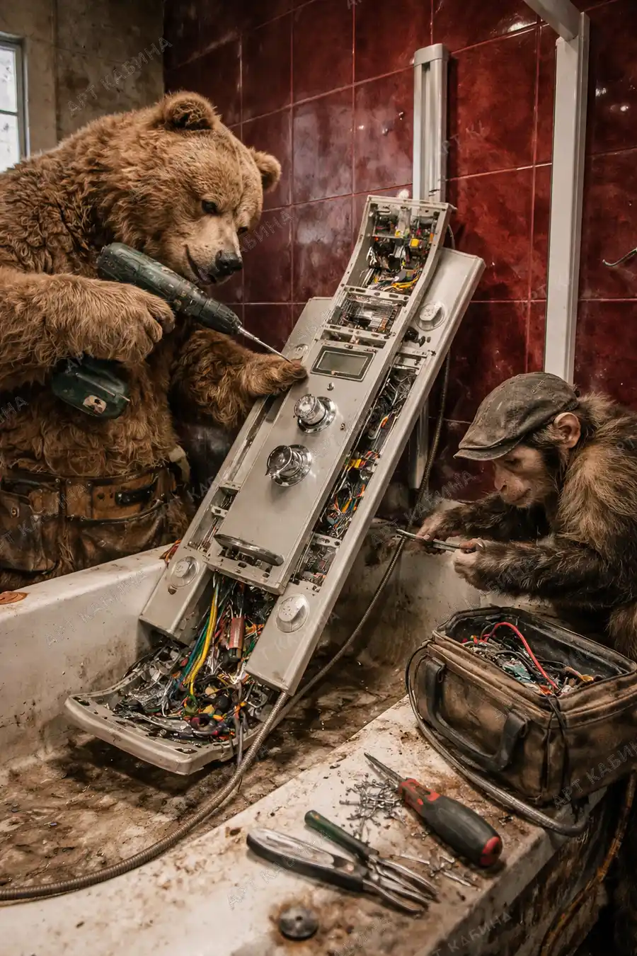 Ремонт душевой панели